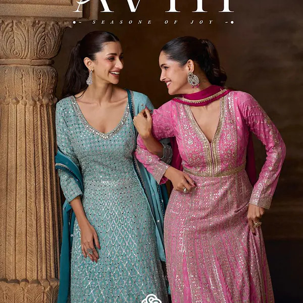 SAYURI AVNI 5784 DESIGNER INDO WESTERN GOWN COLLECTION primary image