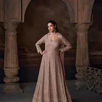 Heavily Embroidered Anarkali Gown - Master