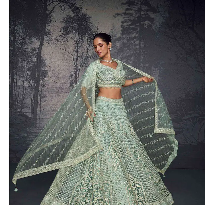 SAYURI - GLAMOUR NET LEHENGA CHOLI - Master