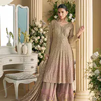 SAYURI DESIGNER VIRASAT GEROGETTE SALWAR SUIT - Master