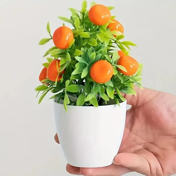 Artificial Orange Bonsai Tree secondary image