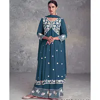 Embroidered Flared Salwar Suits - Master