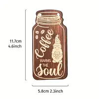 4pcs wooden coffee hangars - Master