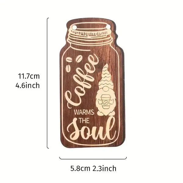 4pcs wooden coffee hangars primary image