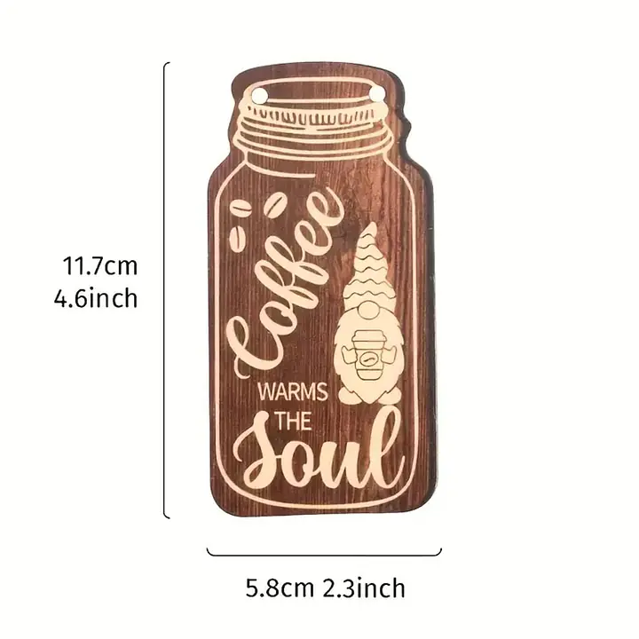 4pcs wooden coffee hangars - Master