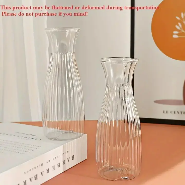Boho Style Striped Pattern Plastic Vase - Master