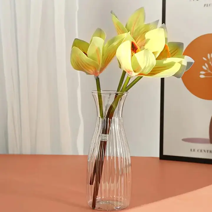 Boho Style Striped Pattern Plastic Vase - Master