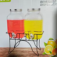 Glass Drink Dispenser 4Litre - Master