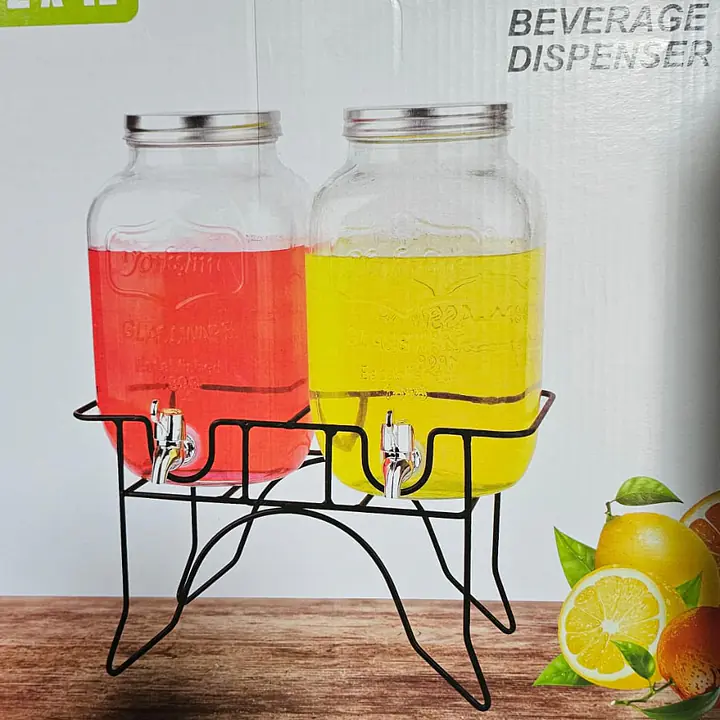 Glass Drink Dispenser 4Litre - Master