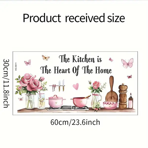 Creative Zing, Chic Butterfly & Kitchen Utensils Vinyl Wall Decal secondary image