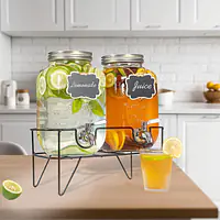 Glass Drink Dispenser 4Litre - Master
