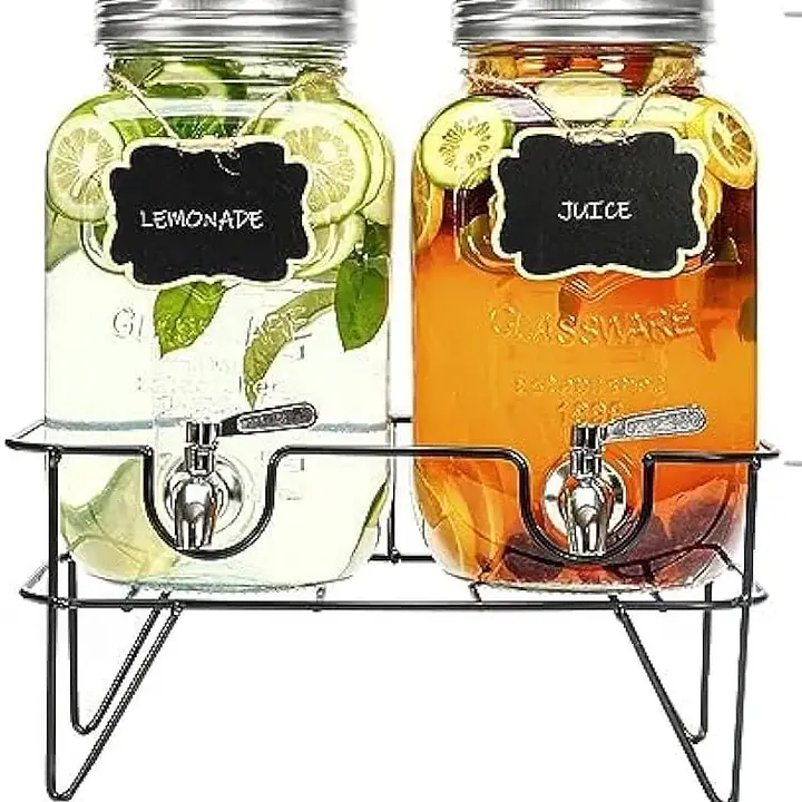 Glass Drink Dispenser 4Litre - Master