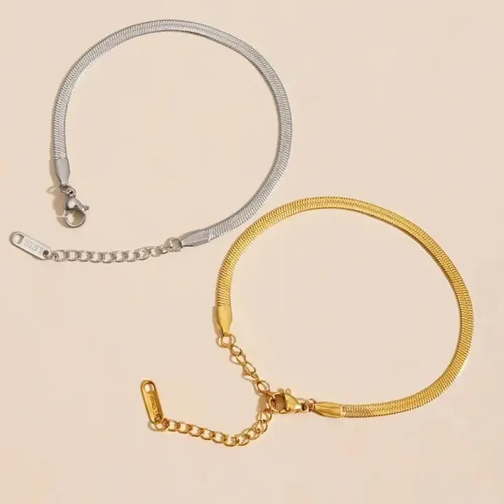 Vintage Style Snake Bone Chain Bracelet - Master
