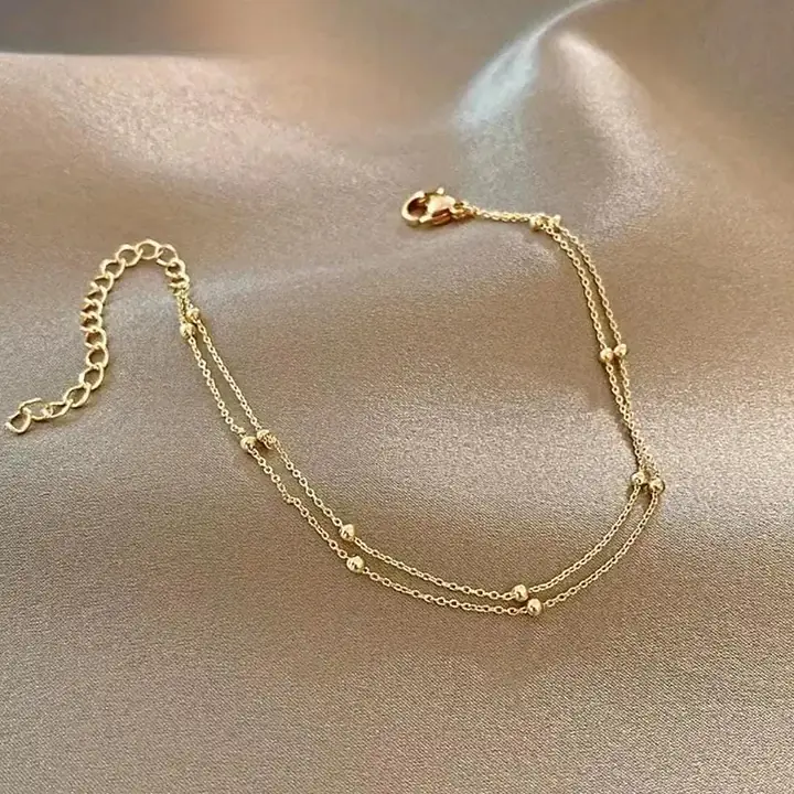 Double-layer Lucky Bead Bracelet Women's Fashion - Master