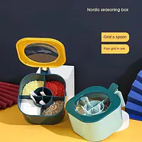 Large Capacity Seasoning Kitchen Box, with Lid and Spoon - Master
