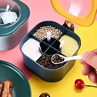 Large Capacity Seasoning Kitchen Box, with Lid and Spoon - Master