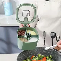 Large Capacity Seasoning Kitchen Box, with Lid and Spoon - Master