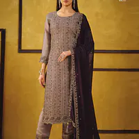 Heavy Rangoli semi stitched shalwar - Master