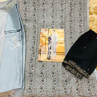 Heavy Rangoli semi stitched shalwar - Master