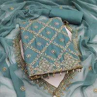 Semi stitched 3 piece dress - Master