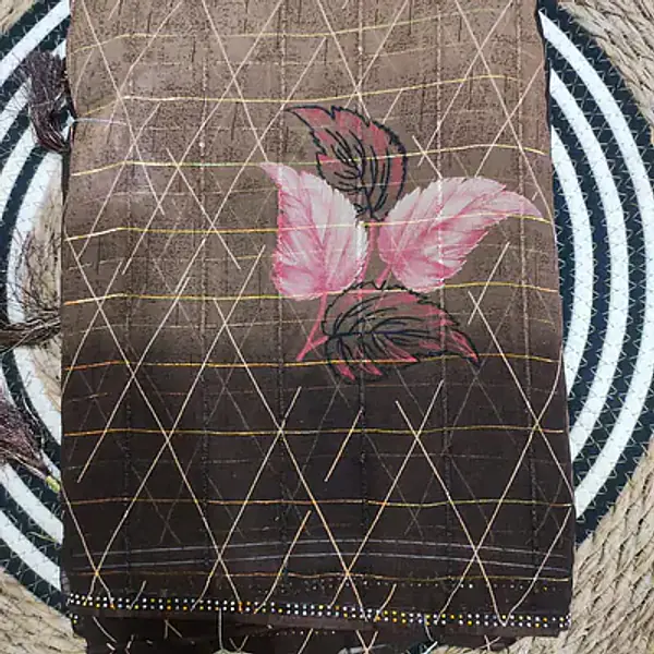 Designer Saree with Floral Motifs secondary image