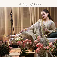 Shraddha Design Ombre floral dress Semi Stitched - Master