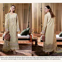 Shraddha Design Ombre floral dress Semi Stitched - Master