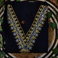 Floral Embroidered Cotton Straight Kurta - Master