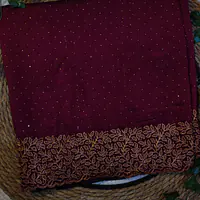 Beautiful Designer Saree with Golden Embellishments by RUCHI - Master