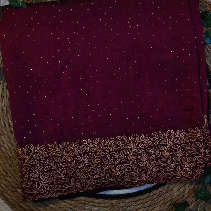 Beautiful Designer Saree with Golden Embellishments by RUCHI - Master