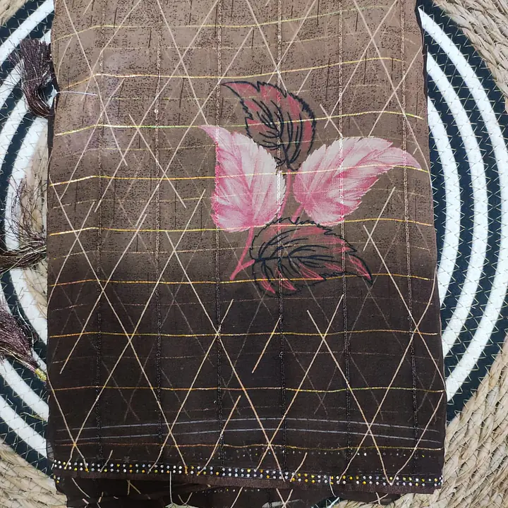 Designer Saree with Floral Motifs - Master