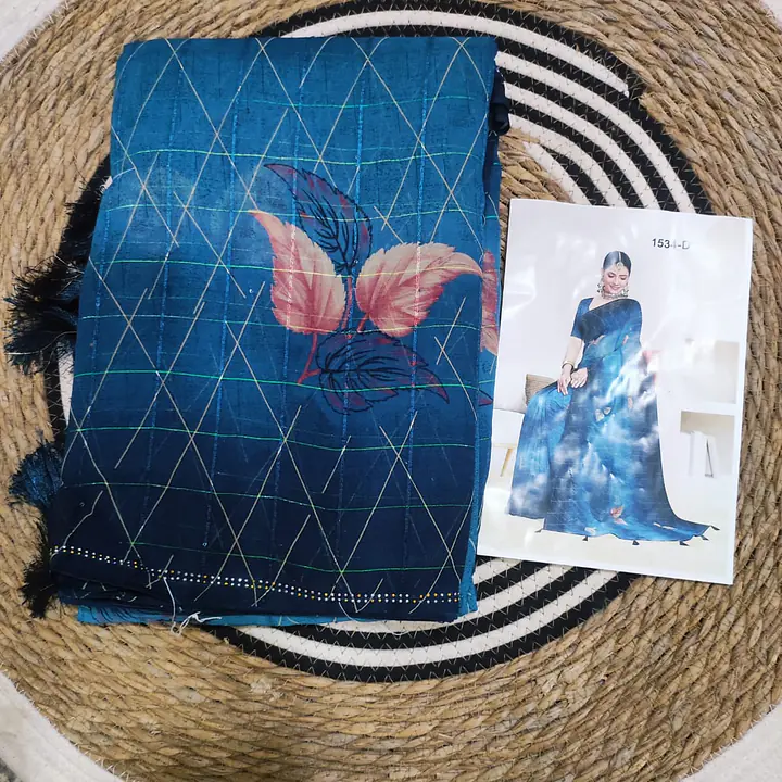 Designer Saree with Floral Motifs - Master