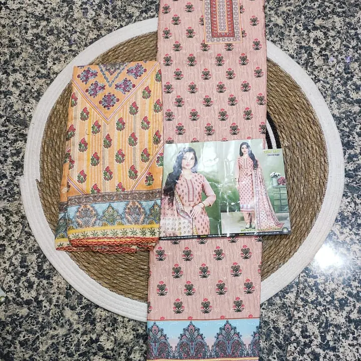 Beautifully Printed 3Pcs Set Semi Stiched - Master