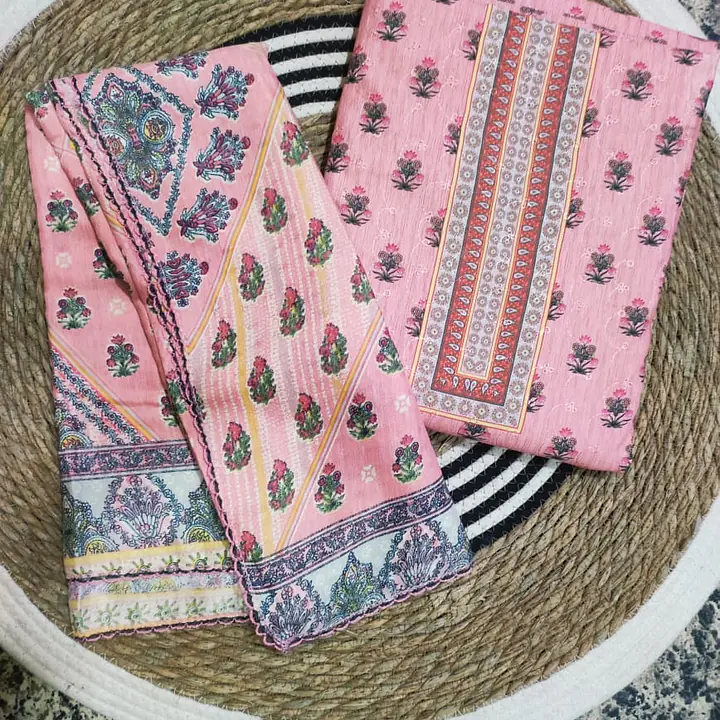Beautifully Printed 3Pcs Set Semi Stiched - Master