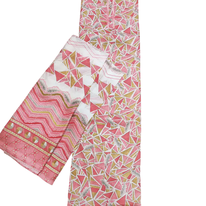 Multi-Color Triangular Pattern Beautiful Kurti - Master