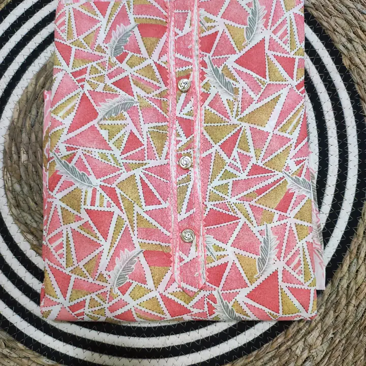 Multi-Color Triangular Pattern Beautiful Kurti - Master